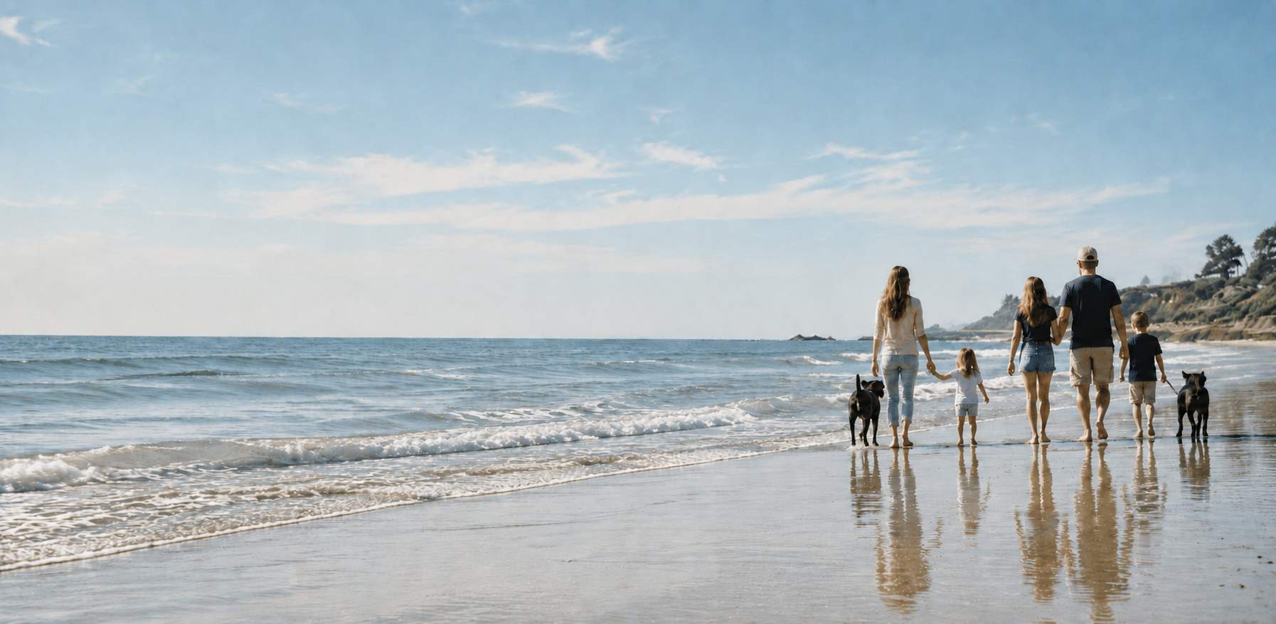Coastal goods for life with a dog.