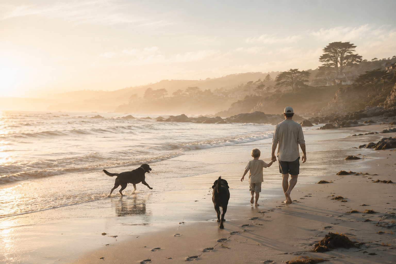 A quiet coastal morning